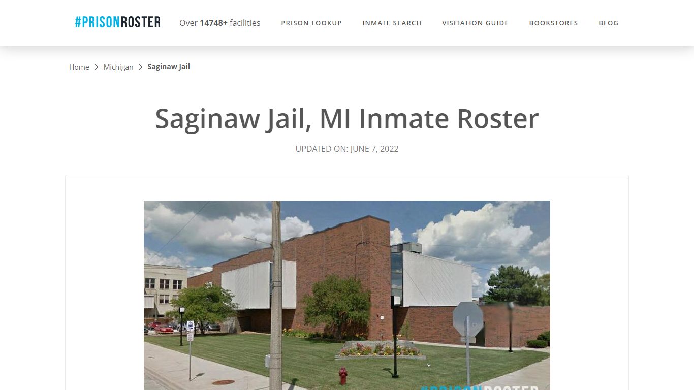 Saginaw Jail, MI Inmate Roster