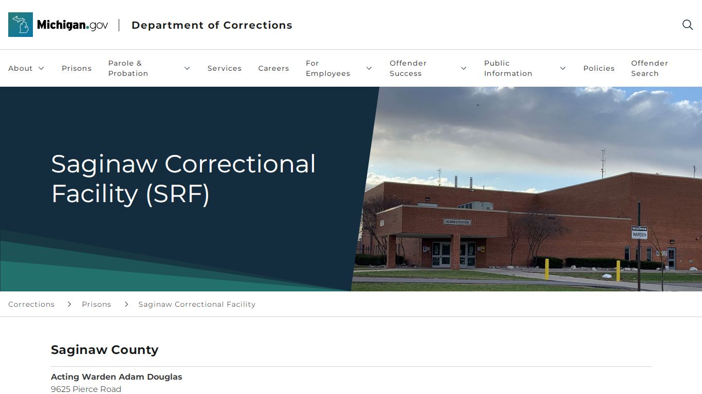 Saginaw Correctional Facility (SRF) - Michigan